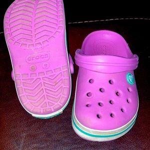 Pink/Purple Crocs